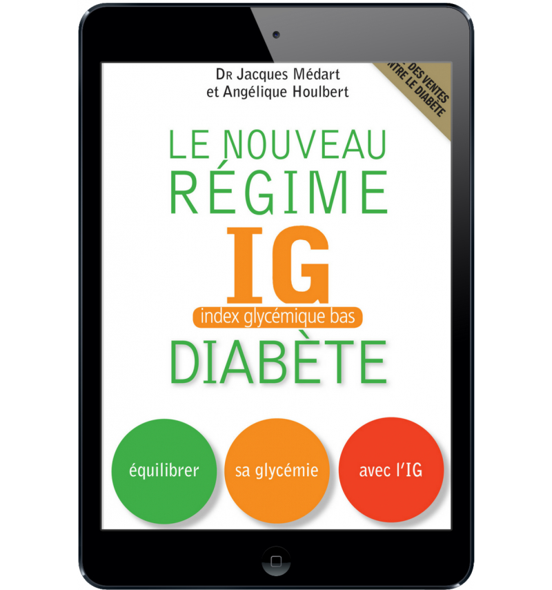 Ebook - Le nouveau régime IG diabète - Dr J Médart & A Houlbert │ Nutristore