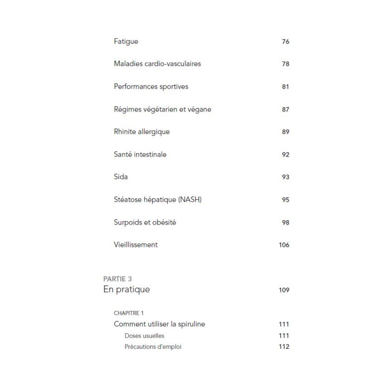 Achat Le guide complet de la spiruline