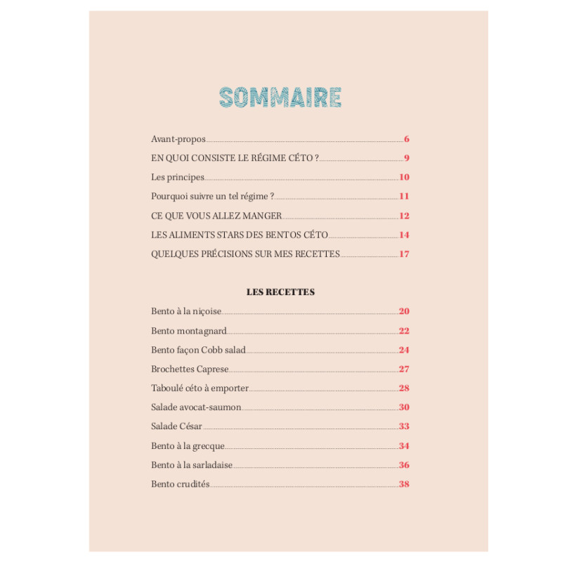 Achat 30 bentos céto