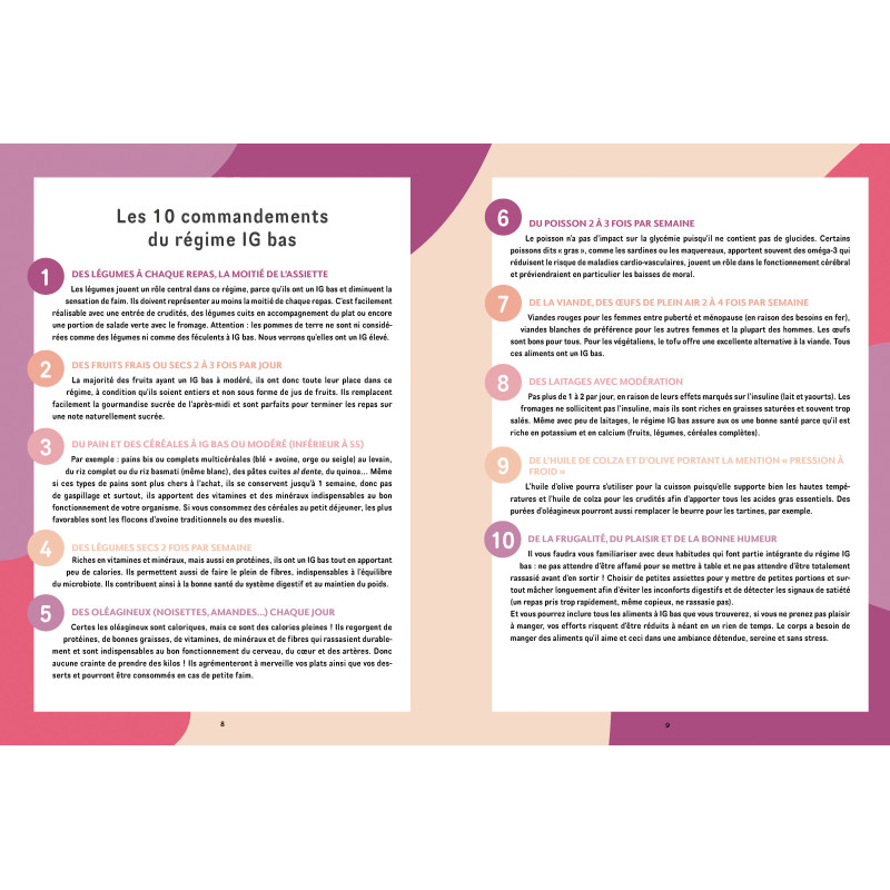 Achat Je mincis avec le régime IG bas