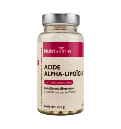 Acide Alpha-Lipoïque - Formule concentrée - 60 gélules