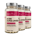 Acide Alpha-Lipoïque - Lot de 3 flacons - Formule concentrée - 60 gélules