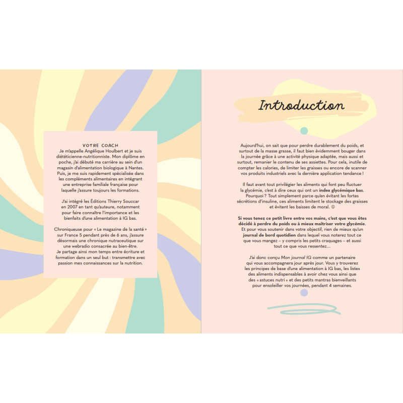 Achat Mon journal minceur IG bas