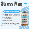 Magnésium "Stress Mag +" 180 gélules + cofacteurs - Lot de 3 flacons composition