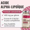 Acide Alpha-Lipoïque - Formule concentrée - 60 gélules composition