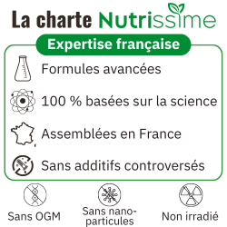 Achat Acétyl-L-Carnitine - Formule avancée - lot de 3 flacons composition charte nutrissime