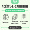 Acétyl-L-Carnitine - Formule avancée - 90 gélules bienfaits2