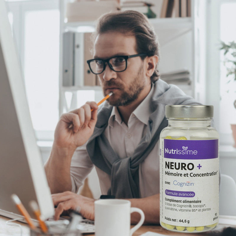 Neuro + Mémoire et Concentration - complément alimentaire - Flacon seul
