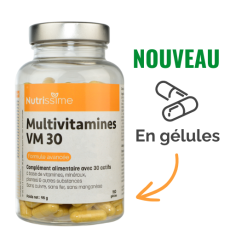 Multivitamines VM30 - 30 actifs - 150 gélules - Flacon seul