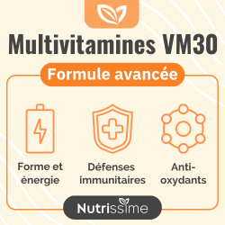 Achat Multivitamines VM30 - Lot de 3 flacons - 150 gélules bienfaits