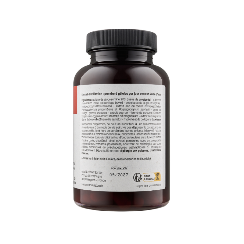 Achat Phytoflex Articulations - Gélules - Flacon seul Ingrédients