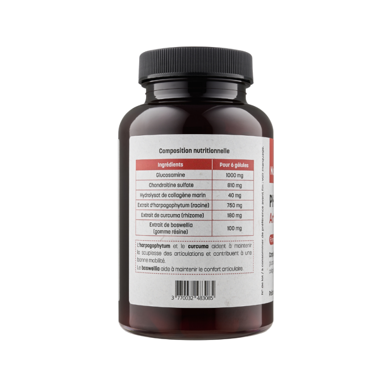 Achat Phytoflex Articulations - Gélules - Flacon seul Composition nutritionnelle