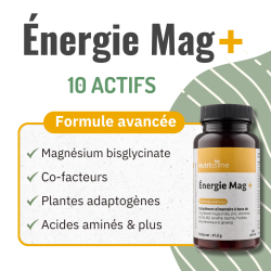 Achat 	Magnésium "Énergie Mag+" - flacon seul formule avancée