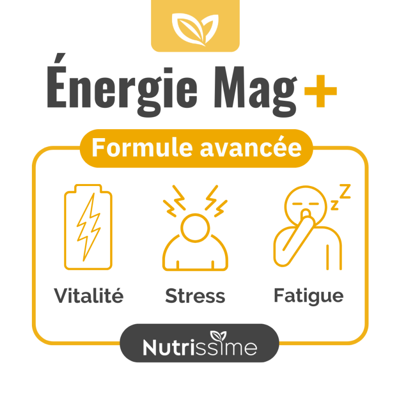 Complément Alimentaire Magnésium Énergie Mag+ |60 gélules