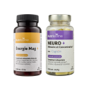Pack Énergie Mentale - Énergie Mag+ et Neuro+ : Lot de 2 flacons