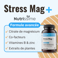Achat Magnésium "Stress Mag +" GÉLULES - Nouvelle formule - Description