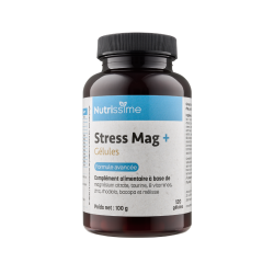 Achat Magnésium "Stress Mag +" GÉLULES - Nouvelle formule - face 