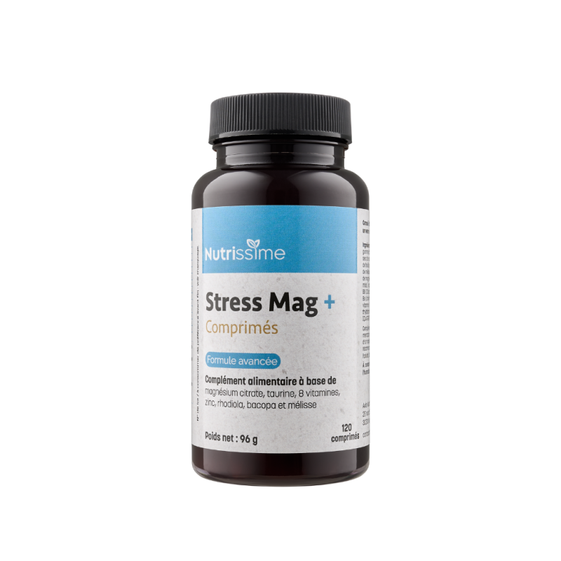 Achat 	Magnésium "Stress Mag +" Nouvelle formule - Comprimés - Flacon seul 