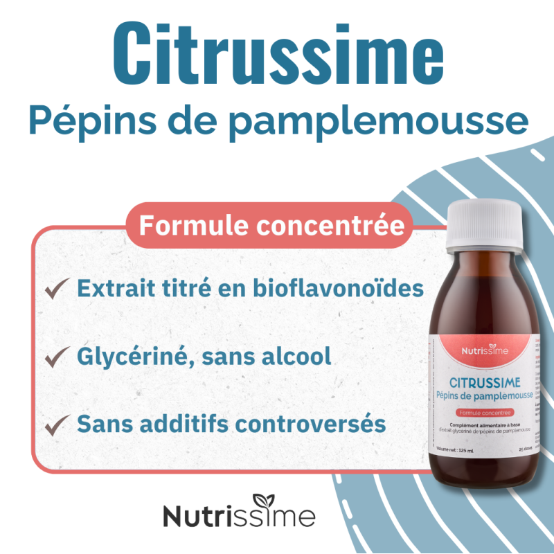  Citrussime - Extrait concentré de pépins de pamplemousse