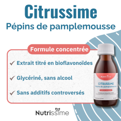 Achat Citrussime - Extrait concentré de pépins de pamplemousse - Formule+