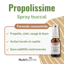 Achat Propolissime - Spray propolis, miel & sauge - formule concentrée