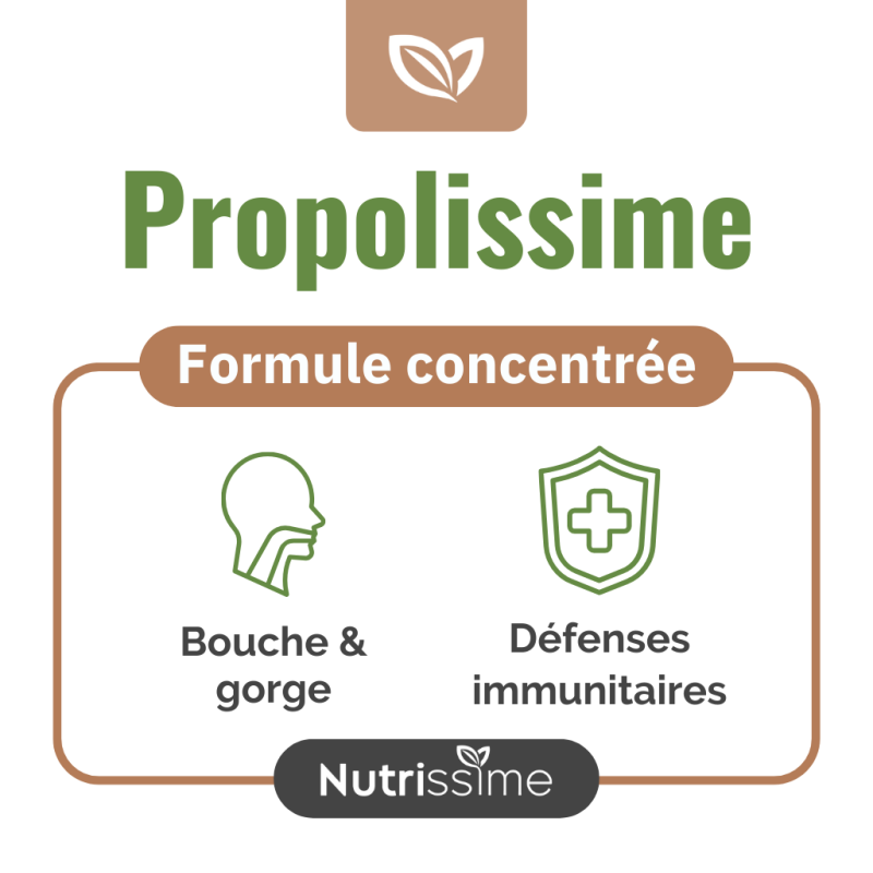 Propolissime - Spray propolis, miel & sauge - Lot de 3 flacons - bienfaitsdef2