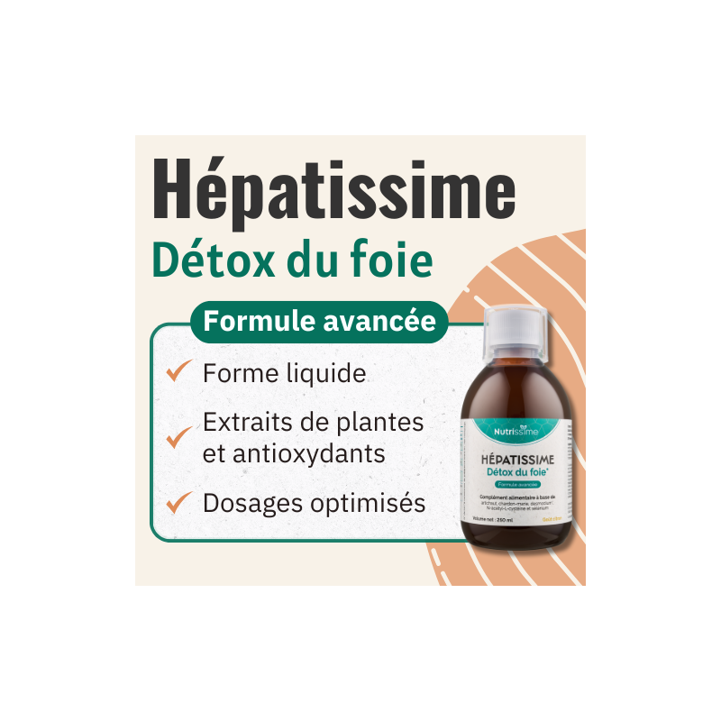 Hépatissime - Détox du foie - Liquide - Flacon seul formule avancée2
