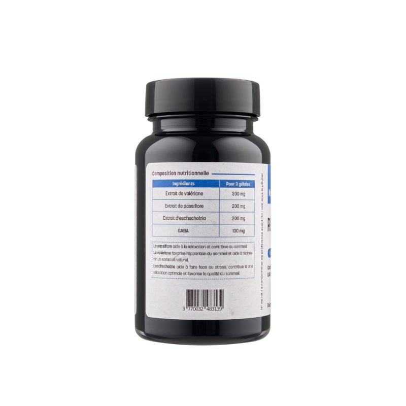 Relaxation - Extraits de plantes apaisantes - 60 gélules| Nutrissime