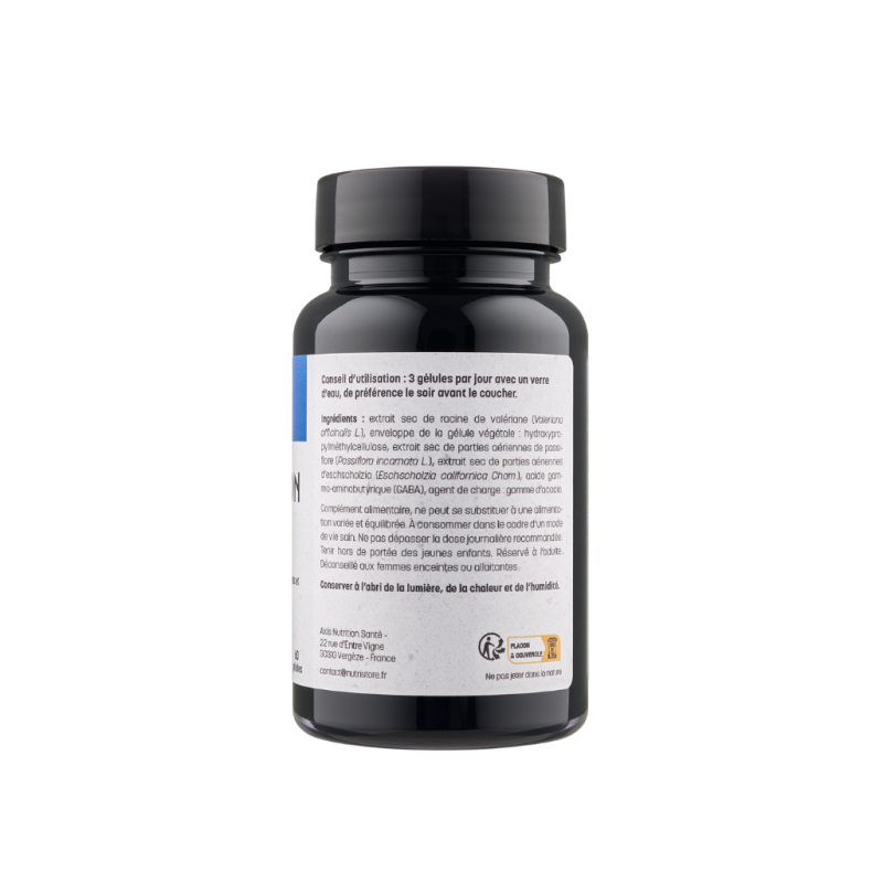 Relaxation - Extraits de plantes apaisantes - 60 gélules| Nutrissime