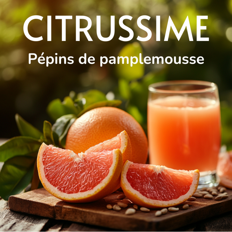 Citrussime - Extrait concentré de pépins de pamplemousse - Lot de 3 face