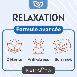 Achat Relaxation - Extraits de plantes apaisantes - 60 gélules bienfaits
