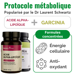 Achat 	Protocole métabolique - Garcinia et Acide alpha lipoïque - bienfaits