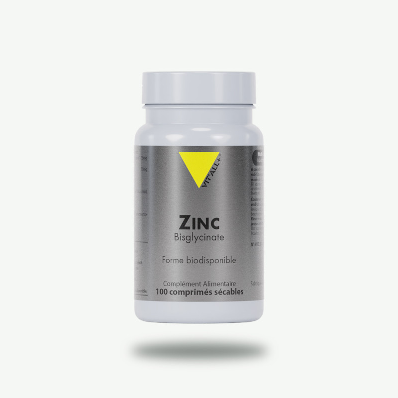 Achat Zinc Bisglycinate - 100 comprimés - À l'unité vo