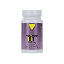 Achat Vitamine B1 100 mg - 100 gélules végétales  - À l'unité