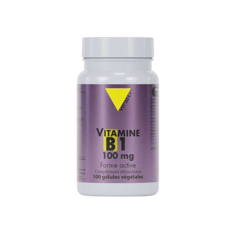 Achat Vitamine B1 100 mg - 100 gélules végétales  - À l'unité