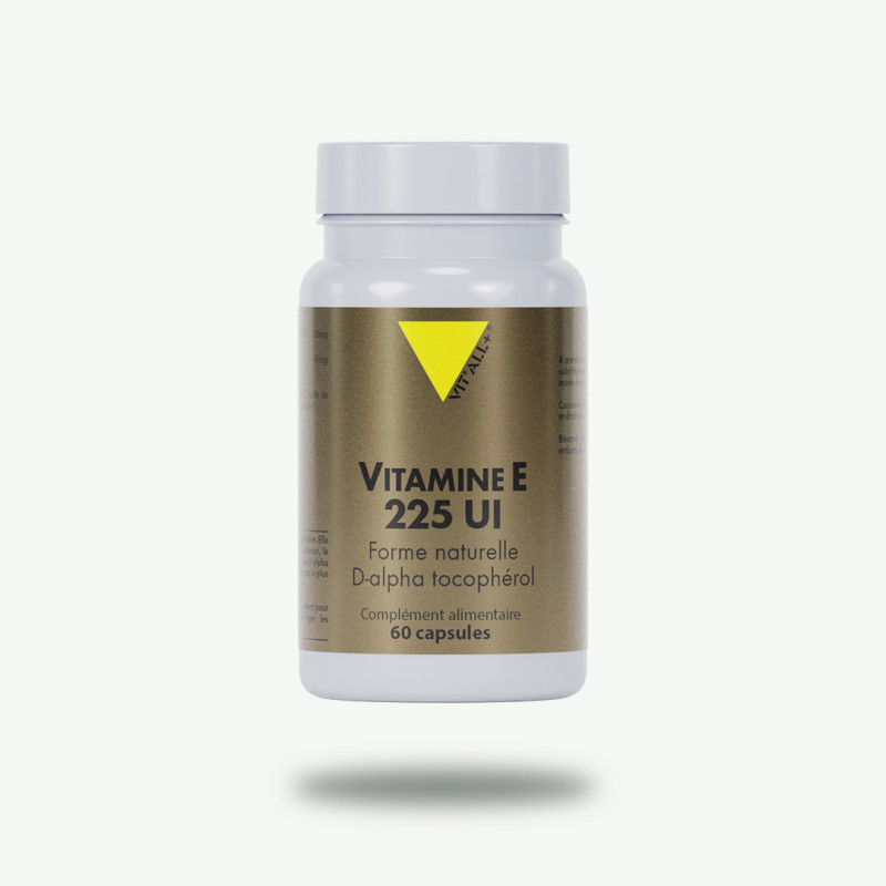 Achat Vitamine E 225 UI - 60 capsules - À l'unité vo