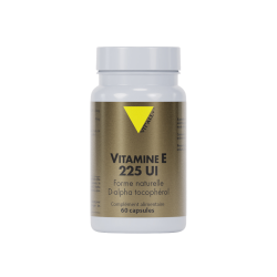 Achat Vitamine E 225 UI - 60 capsules - À l'unité 