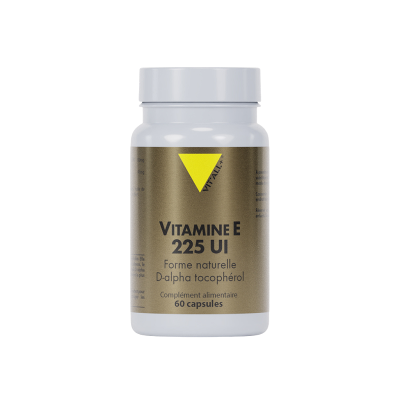 Achat Vitamine E 225 UI - 60 capsules - À l'unité 