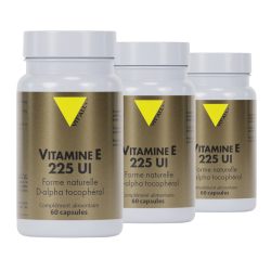 Achat Vitamine E 225 UI - Lot de 3 flacons