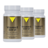 Vitamine E 225 UI - Lot de 3 flacons