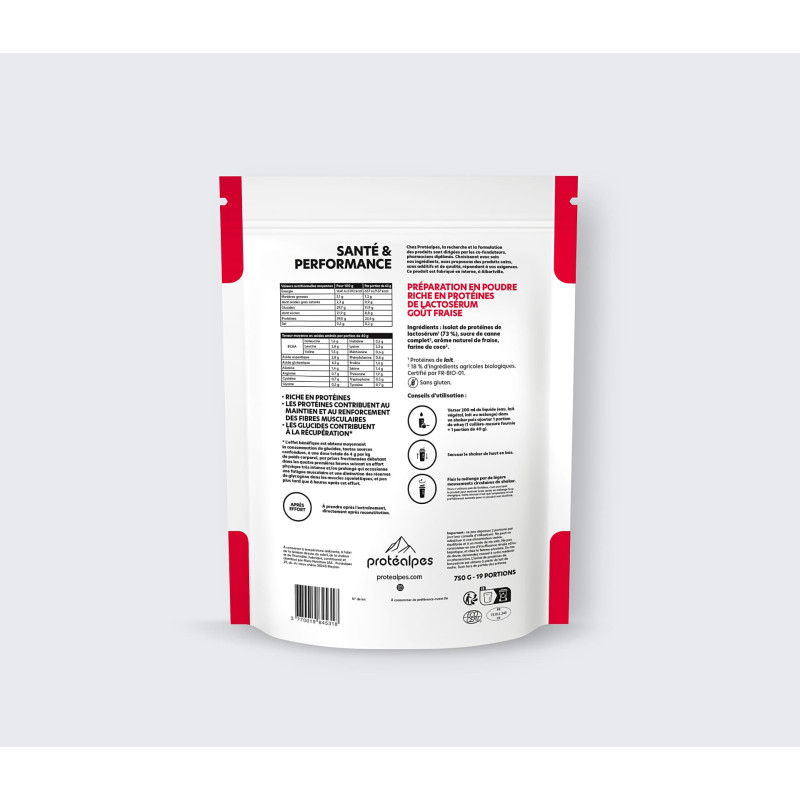 Achat Whey protéine goût fraise – Gamme classique v