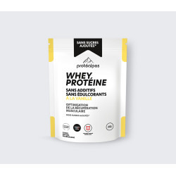 Achat Whey protéine goût vanille – SANS SUCRES AJOUTÉS face