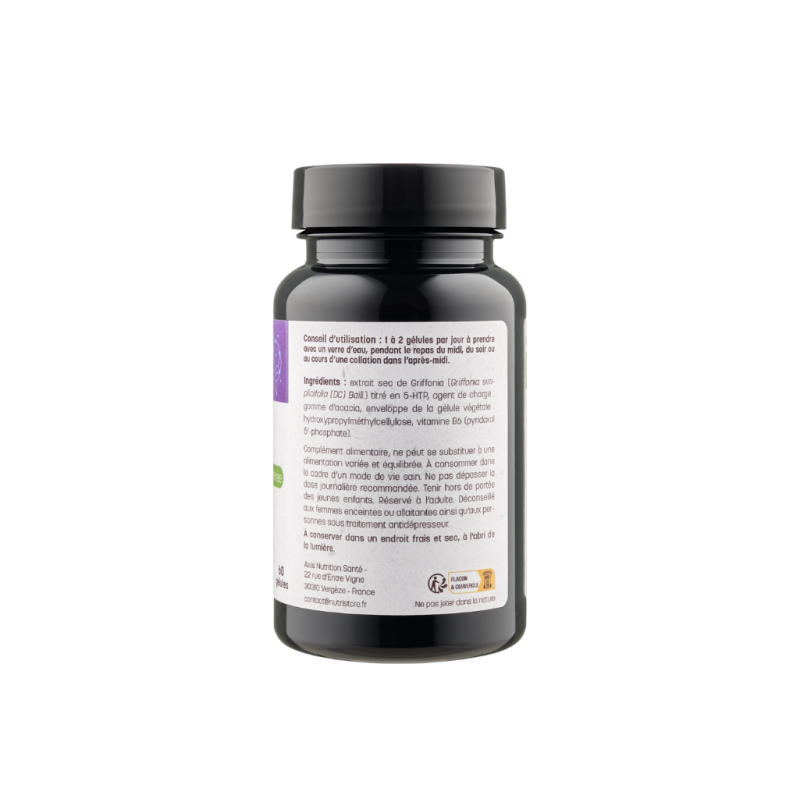 Achat Griffonia-B6 - Source de 5-HTP - 60 gélules conseil & contre indications