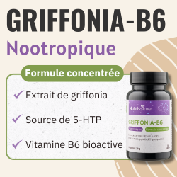 Achat Griffonia-B6 - Source de 5-HTP - 60 gélules formule concentrée