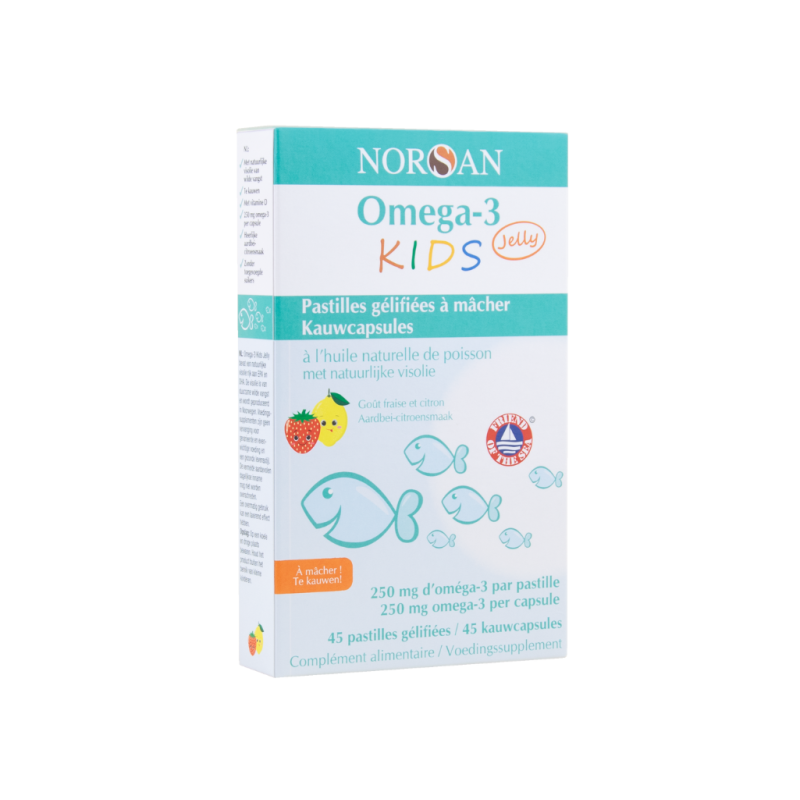 Oméga-3 Jelly Kids - 45 Pastilles gélifiées - À l'unité