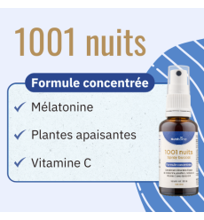 Achat 	1001 nuits - Mélatonine & plantes formule concentrée2