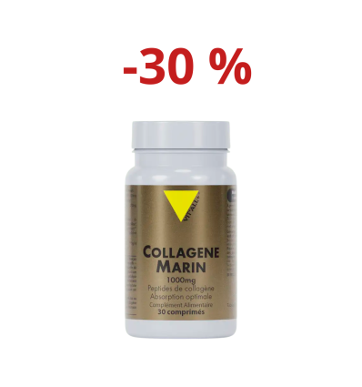 Achat DATE COURTE -30% - Collagène Marin - 1000 mg - 30 comprimés - Flacon seul