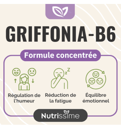 	Griffonia-B6 - Source de 5-HTP - 60 gélules bienfaits3