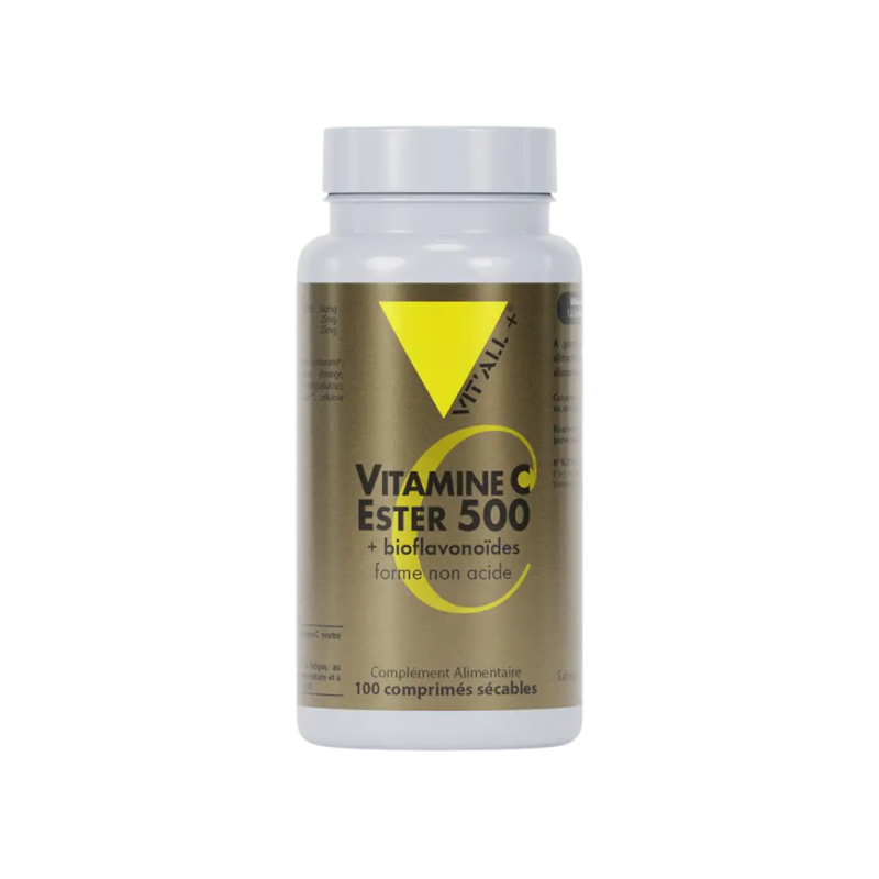 Vitamine C - Complexe 1000 + bioflavonoïdes - 60 comprimés - Vitall+