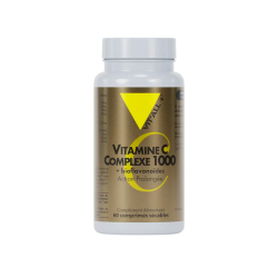 Achat Vitamine C - Complexe 1000 + bioflavonoïdes - 60 comprimés - Vitall+